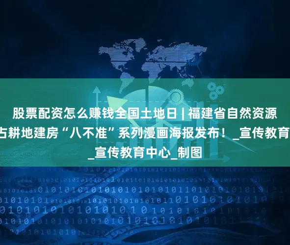 股票配资怎么赚钱全国土地日 | 福建省自然资源厅农村乱占耕地建房“八不准”系列漫画海报发布！_宣传教育中心_制图