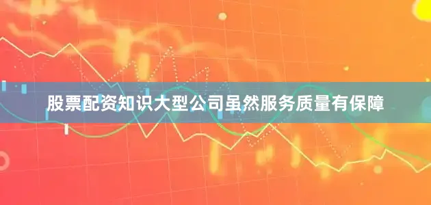 股票配资知识大型公司虽然服务质量有保障